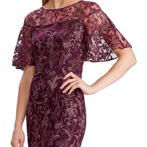 Ralph Lauren Floral Embroidered Gown
